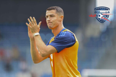 كريستيانو رونالدو لاعب النصر يحتفل بهدف