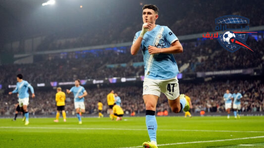 لاعبو مانشستر سيتي يحتفلون بهدف ضد بودو/غليمت في دوري أبطال أوروبا