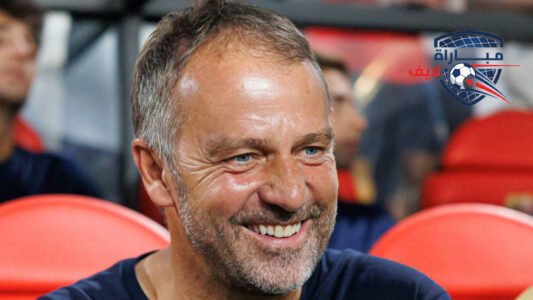 صورة للاعبي سباق سانتاندر وبرشلونة في الملعب