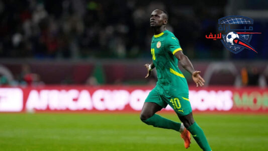 لاعب السنغال ساديو ماني يحتفل بتسجيل هدف الفوز ضد مصر في كأس الأمم الأفريقية 2025